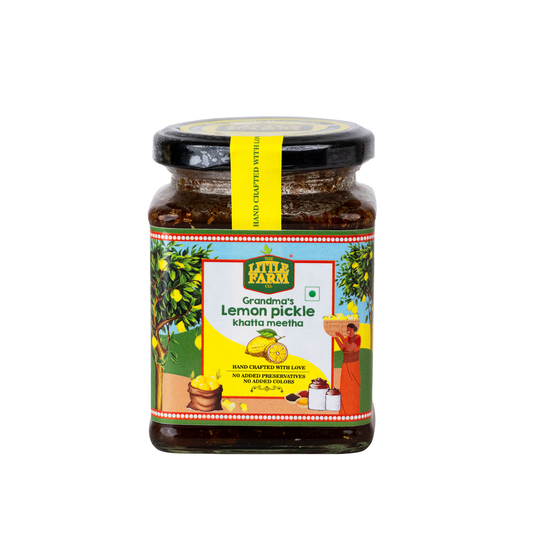 The Little Farm Co lime pickle has the right balance of sweet and sour. This neembu pickle tastes best with khichdi & daliya
